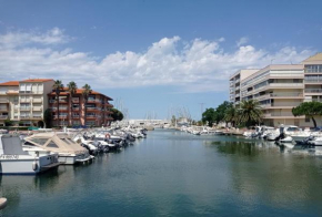 Superbe T3 climatisé calme Marina canet 2 min de la plage